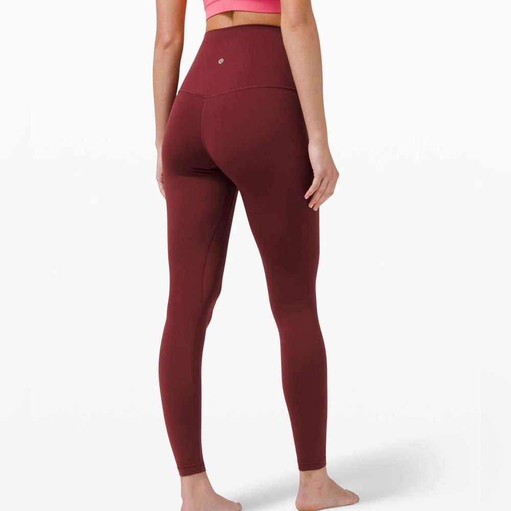 lululemon athletica Burgundy Leggings